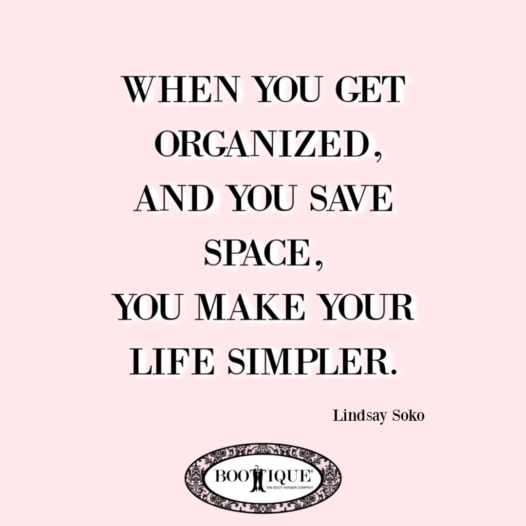 Boottique's tweet photo. Most of Boottique’s products were invented out of necessity. Lindsay is a fundamental problem solver, and an innate entrepreneur. Faced with organizational problems in her own closet a few years back, she looked to the marketplace for a solution.
👢✨ https://t.co/p7EgnemngF