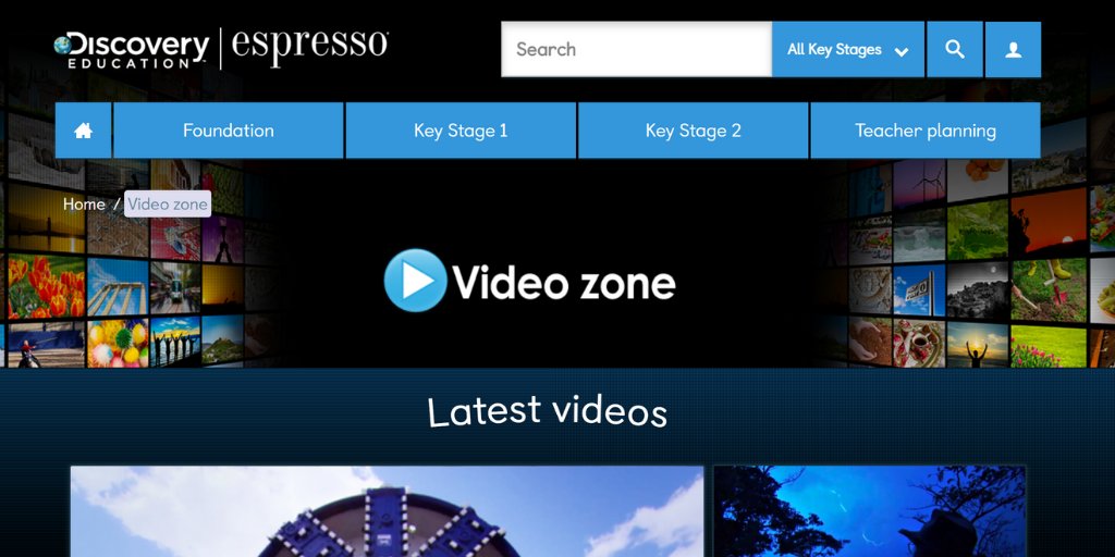 DiscoveryEdUk's tweet photo. Explore the limits of outer space🛰️, plunge to the depths of the ocean and travel our amazing world 🌍 with Espresso's #VideoZone. #homelearning https://t.co/w87q7EoSPW https://t.co/dKgTJ3Ji0g