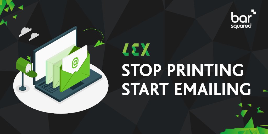 bar_support's tweet photo. There’s no need to print fee notes or letters - stay in touch with customers throughout lock-down via email. 

Contact our support team to request your existing workflow be changed to deliver solely by email.
#StaySafeStayHome #legalIT #LEX https://t.co/DMxbowOUZl
