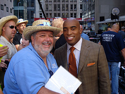 Happy 45th birthday Tiki Barber! This was at the TODAY Show in NYC! 