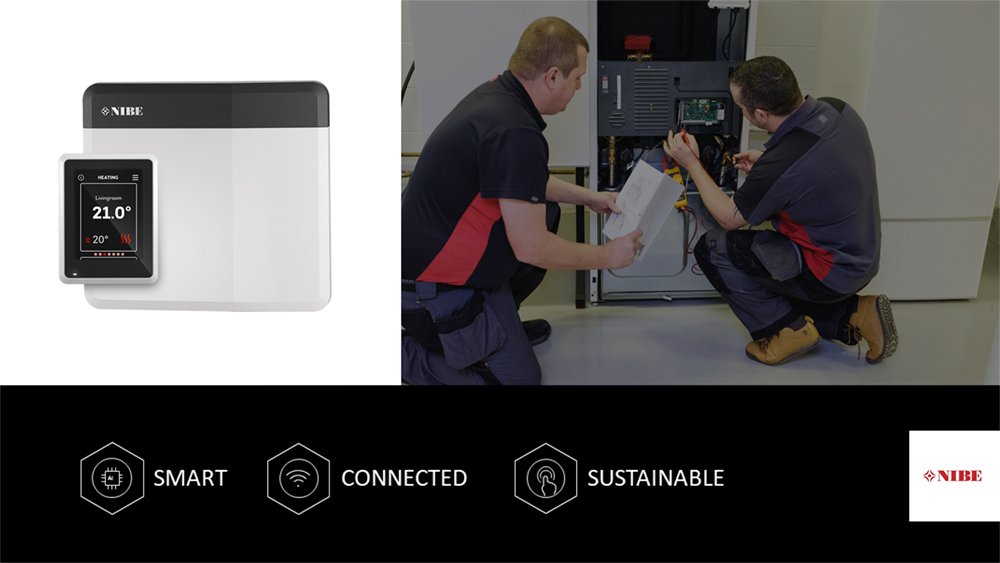 NIBEEnergy's tweet photo. The #NIBESSeries includes a touch screen and control platform designed for user-friendly, intuitive control, fit for future industry development.
#NIBE #HeatPumps #VIPInstaller #NIBEinstaller #NIBEknowledge #NIBEsmart #Sustainability https://t.co/pvDfYOU4Nz