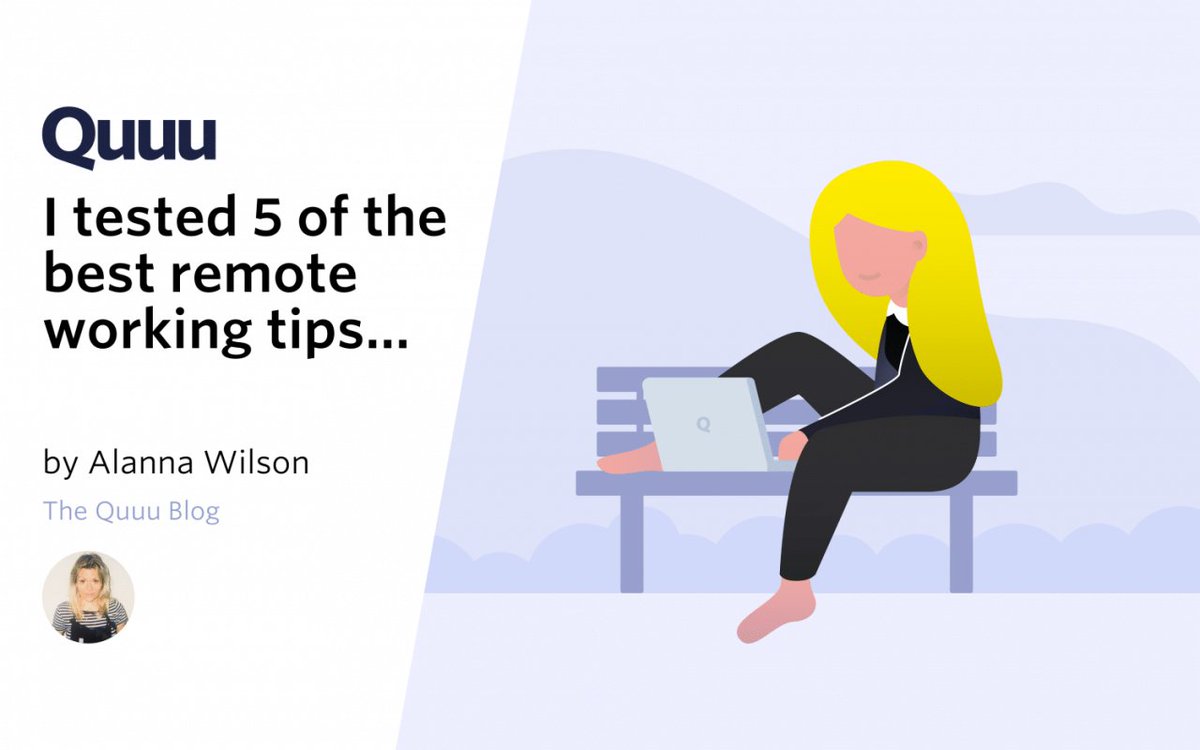 There's a lot of remote working tips out there, but are they any good?

Do they work? Are they practical? Have they been tested?

chief.ist/Qp3A

Alanna from Quuu discusses and tests the top 5 #remoteworkingtips and here's what she found. 

What are your experiences?