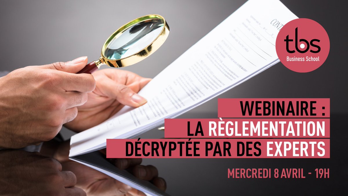 tbs_education's tweet photo. Demain, 30 min de témoignages et 30 min de questions/réponses sur la règlementation avec : 

➡ C. LEROUGE, Dir. régional DIRECCTE Occitanie
➡ S. VIGNETTE, Délégué Général @MEDEF31
➡ P. COULONGES, Président @OecToulouseMP 

Pour participer au webinaire : https://t.co/BW1lvOpqtU https://t.co/ImUfJCFvgW