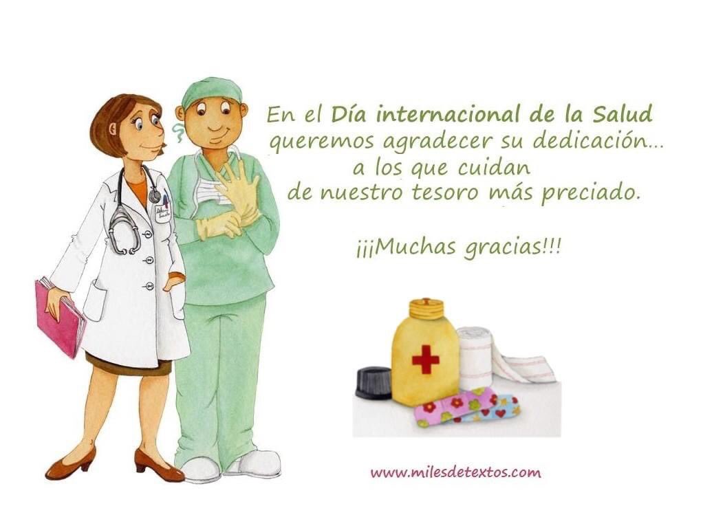 Milesdetextos's tweet photo. G R A C I A S ! #diamundialdelasalud #QuedateEnCasa #YoMeQuedoEnCasa https://t.co/odVIjvCLb3