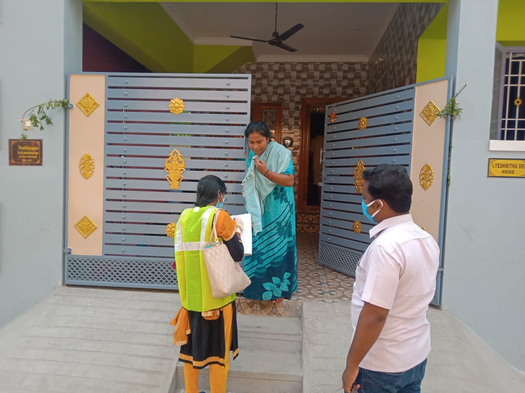  #Thread On  #COVID2019 Containment Plan in Chennai. 1) Mass Active Surveillance- Around 2500 houses around 'case positive houses' are already being surveilled on a daily basis for  #Covid19 related symptoms . Done by Corp DBC workers, UHN's, Anganwadi workers etc.