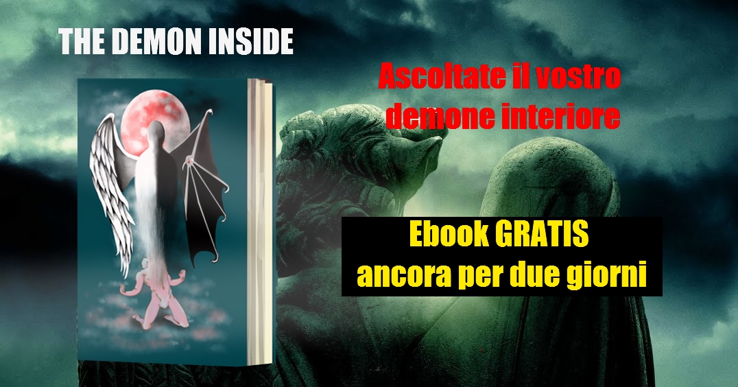 DemonMolt's tweet image. THE DEMON INSIDE (EBOOK GRATIS)
La versione ebook del mio romanzo è disponibile GRATUITAMENTE negli store amazon ancora per due giorni
   - Ascolta il demone interiore
Link:amazon.it/Demon-Inside-A…
#libro #romanzoitaliano  #fantasy #mitologia #amazon #Kindle #kindlebook #free