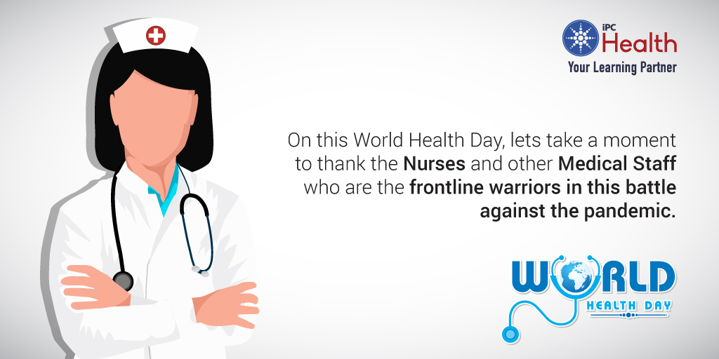 Impelsys's tweet photo. This World Health Day, iPC Health team thanks the contribution of all Healthcare Professionals in the frontline.
#ThanksHealthHeroes #healthcareprofessionals #worldhealth #healthcareproviders #healthcareleadership #medicalprofessionals #patientcare #medicine #impelsys #iPCHealth https://t.co/OlXv5oRUGv