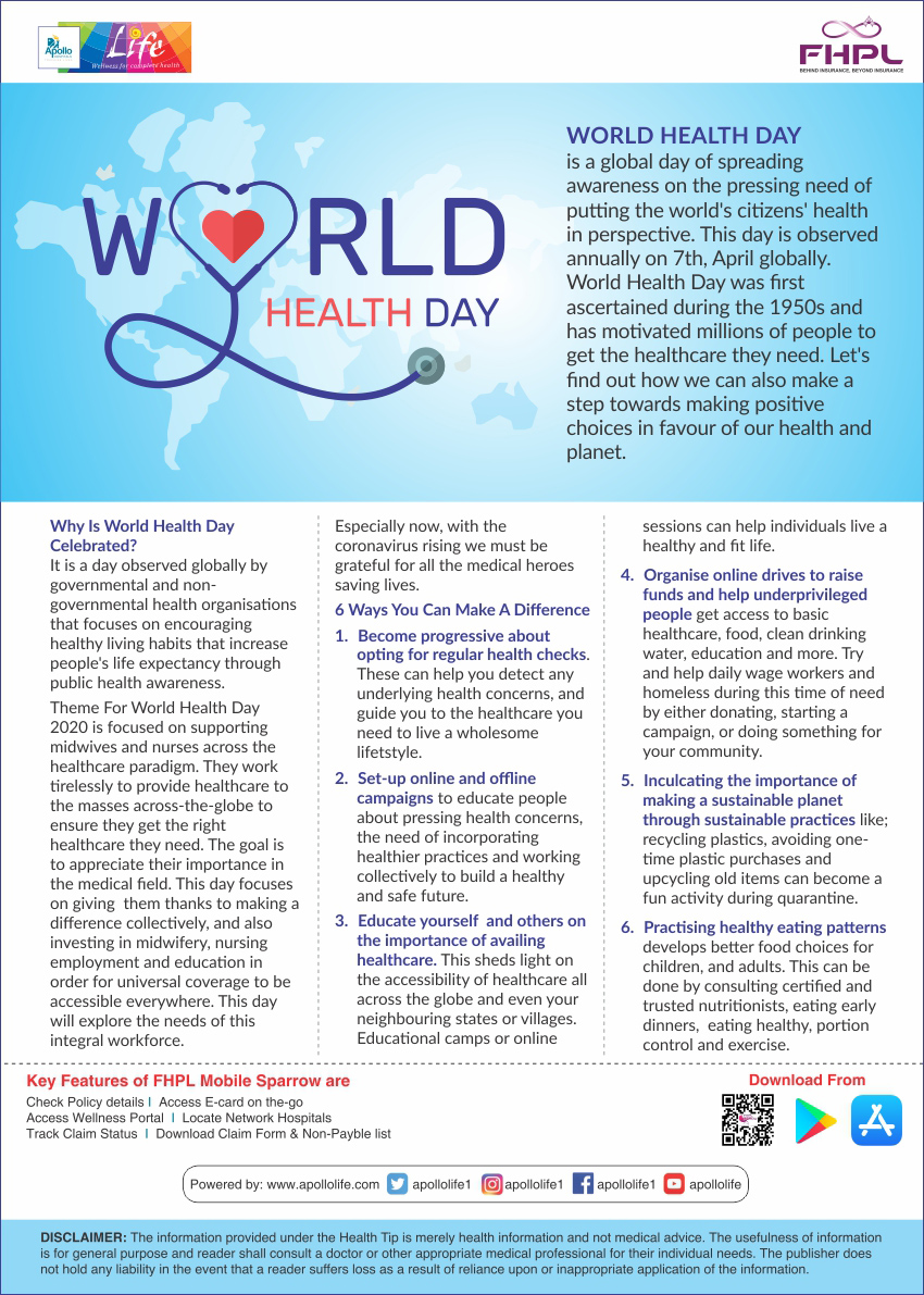 ngp150687's tweet image. WORLD HEALTH DAY!

#HealthTPA #FHPLHealth #FHPLSparrow #BestTPA #Worldhealthday