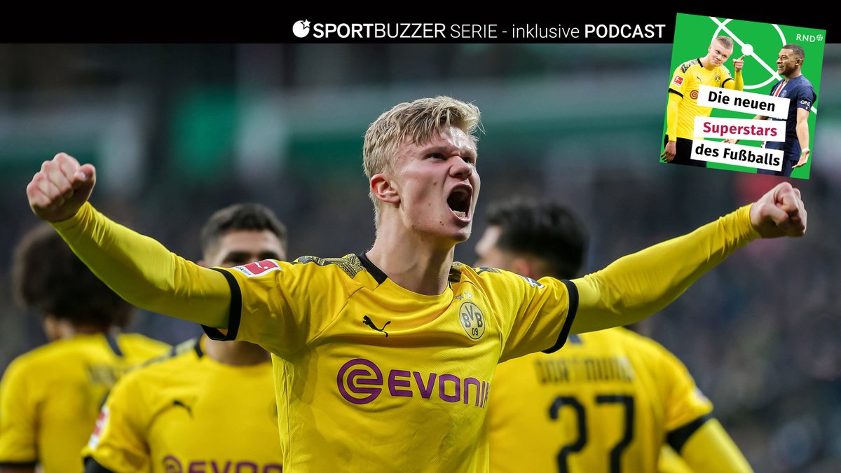 Sportbuzzer's tweet photo. Die neuen Superstars: Erling #Haaland im Porträt – Das "E" steht für Entwicklung #BVB

➡️ https://t.co/8z8Ux5DwkC https://t.co/64W1LWSh6z