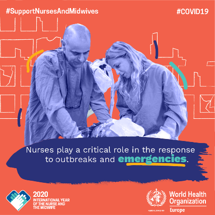 🚨 #COVID19 shows the importance of nurses and midwives in responding to health emergencies, providing care in demanding and challenging situations.

#coronavirus #WorldHealthDay