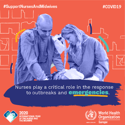 🚨 #COVID19 shows the importance of nurses and midwives in responding to health emergencies, providing care in demanding and challenging situations. #coronavirus #WorldHealthDay