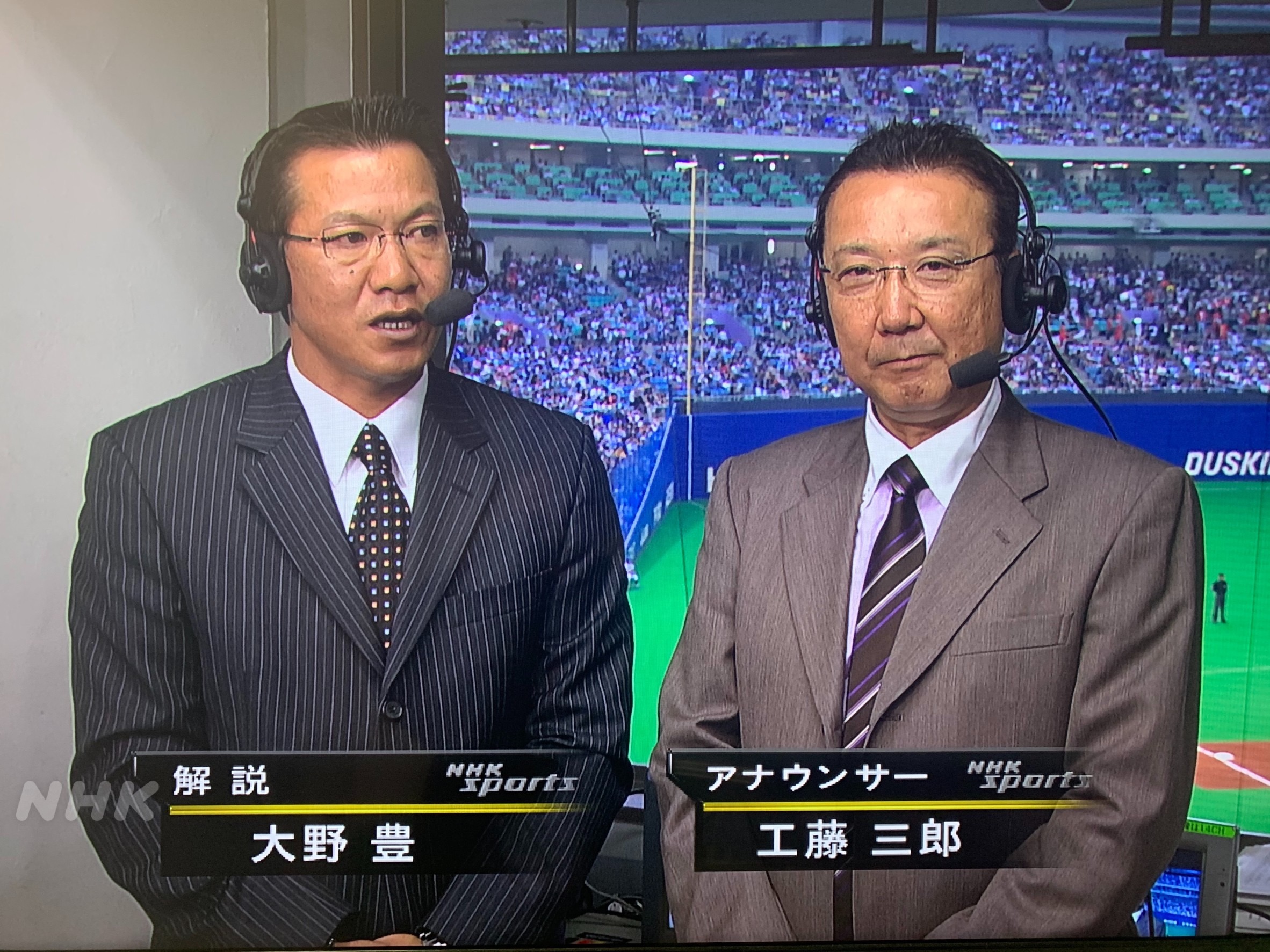 Nhkベースボール 夢の 完全試合 当時の実況 工藤三郎 アナ 8回までパーフェクトの展開は 投手にとっては勿論 実況アナウンサーにとっても 一生に一度あるかないか だからこそ時計を巻き戻して 山井投手が記録を達成できたか 見届けたかったです