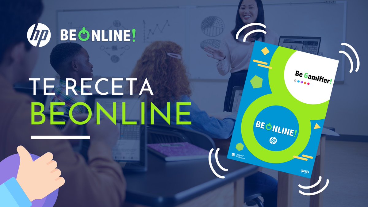 solutiaedu's tweet photo. Si quieres ideas creativas para tus clases online, echa un ojo a nuestras #RecetasBeOnline Te ayudamos a estructurar las sesiones y motivar a tus alumnos
Únete al estilo #BeOnline @HPEspana 
#laclaseencasa #innoducation
Puedes verlas aquí: https://t.co/BF50FxV5In https://t.co/n3FwbknLLp