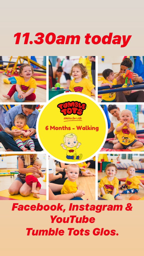 6 months to walking class today #TuesdayMotivation #tumbletots #babysessions