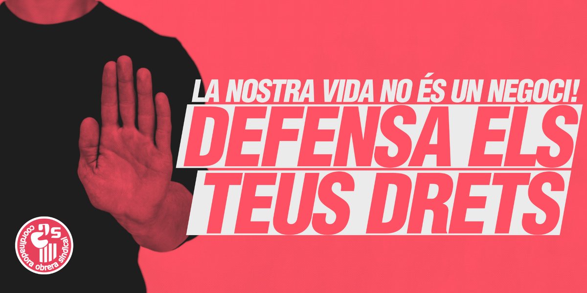 COSnacional's tweet photo. 📣 Els #ERTOs del grup empresarial Alseazena condemnen a les treballadores a una precarietat extrema, aprofitant la crisi sanitària de la #Covid_19.

🔗 Comunicat: https://t.co/Z8EZGOH00U
#NingúEnrere https://t.co/jHSq4cKJzb