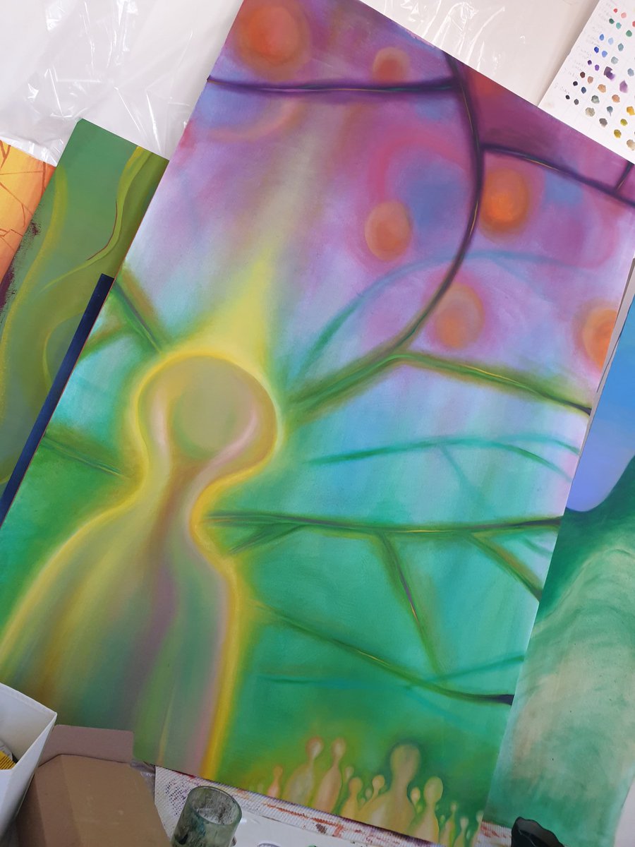 ionaclive's tweet image. Loving how this #painting is progressing!

#art #Creative