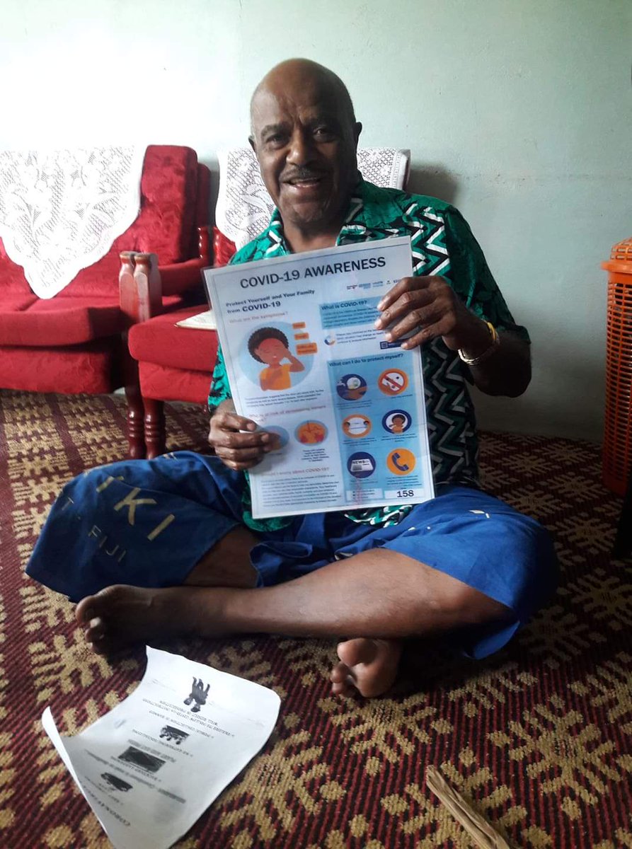 batiwaci's tweet photo. Despite unfavourable weather condition and TC warning #BaDCOSS #COVID19 outreach team continues to help raise #COVID19 awareness among farming communities and villages in Ba today @VaniCatanasiga @rasili_sepesa https://t.co/QU0CfWXU9I