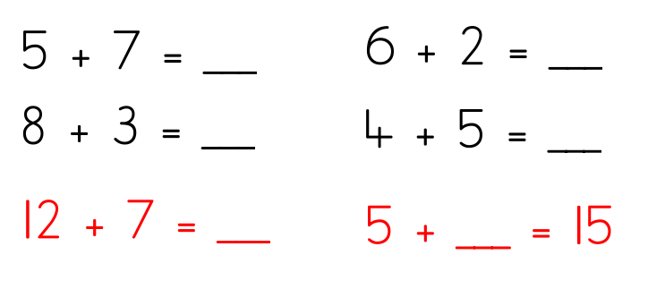 STC_6ED's tweet photo. Let's practise some adding! Adding is... combining parts to find the whole! Do the action! There are some equations below. Make your own up too! Try the three different ways that we learned to add. Which do you like best and why? I will post the answers here later! Have fun! https://t.co/I9FVxR1Xy2