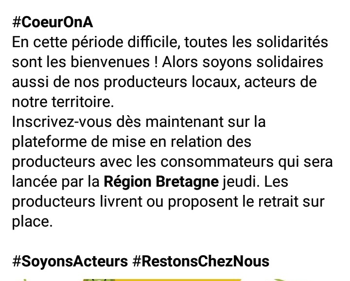 #CoeurOnA #Entraide #Solidarité #ProducteursLocaux #Bretagne 

bientot.produits-locaux.bzh