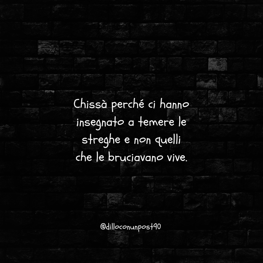Pensieridiunas's tweet photo. 🤔
•
•
•
#dilloconunpost90 #frasitumblr #pensieri #frase #riflessioni #insegnato #temere #timore #streghe #bruciano #bruciare #vive #frasitumblr👑 #pensierieparole💭 #followme https://t.co/0VOBjbAB92