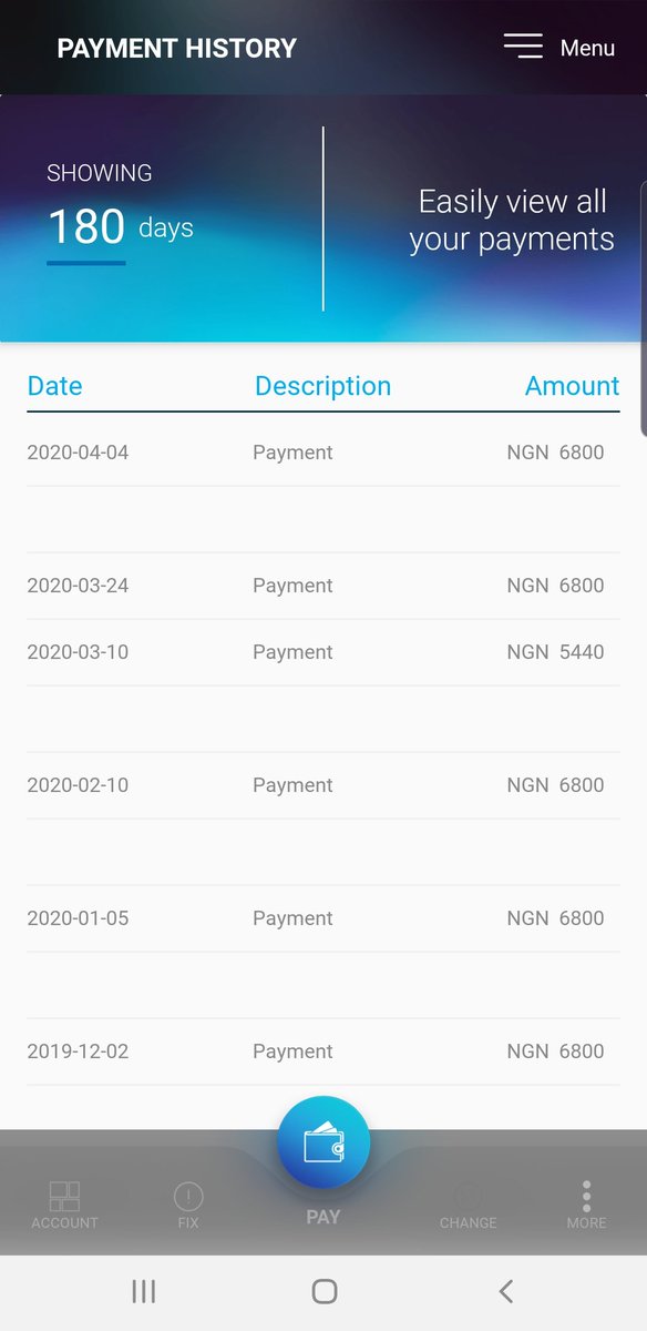Olusunmade's tweet photo. Good morning @DStvNg. I made payment via your app on the 4th of April. They payment was successful but I am yet to see the extension of the number of viewing days left, reflect on my status. I have called, but your phone line fails to connect.

Cc: @fccpcnigeria, @TundeIrukera https://t.co/trimK3mJ9C