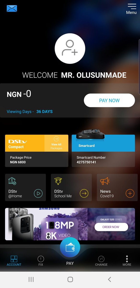 Olusunmade's tweet photo. Good morning @DStvNg. I made payment via your app on the 4th of April. They payment was successful but I am yet to see the extension of the number of viewing days left, reflect on my status. I have called, but your phone line fails to connect.

Cc: @fccpcnigeria, @TundeIrukera https://t.co/trimK3mJ9C