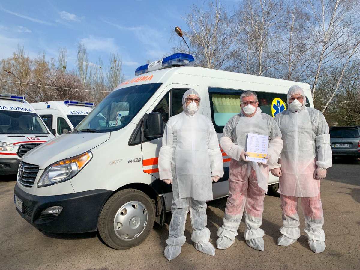 Medical workers in eastern #Ukraine received equipment to fight #coronavirus 🙌

See how else EU has been supporting its Eastern partners in the fight with the #COVID19 pandemic => bit.ly/2WVekiv. 

#MovingForwardTogether 
#WorldHealthDay #UNDPEUpartnership