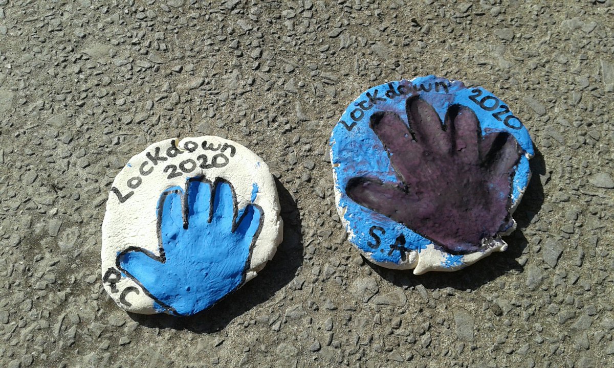 Why not get creative and make your own saltdough handprints. The children can make their own or you could do a family version.
