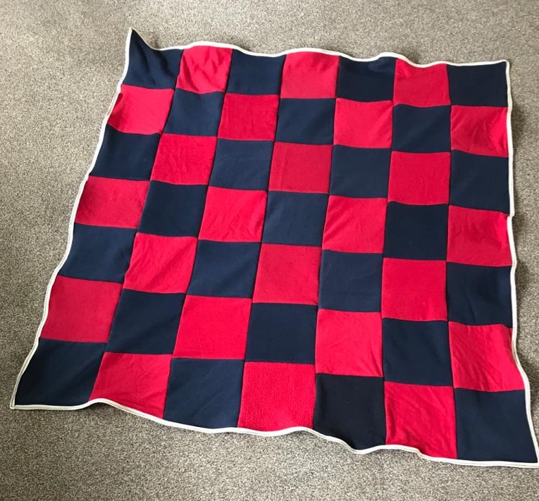 What are you doing with any extra time you have?

Justine is busy making blankets from old BCC uniform. Very useful #upcycling, thank you Justine!