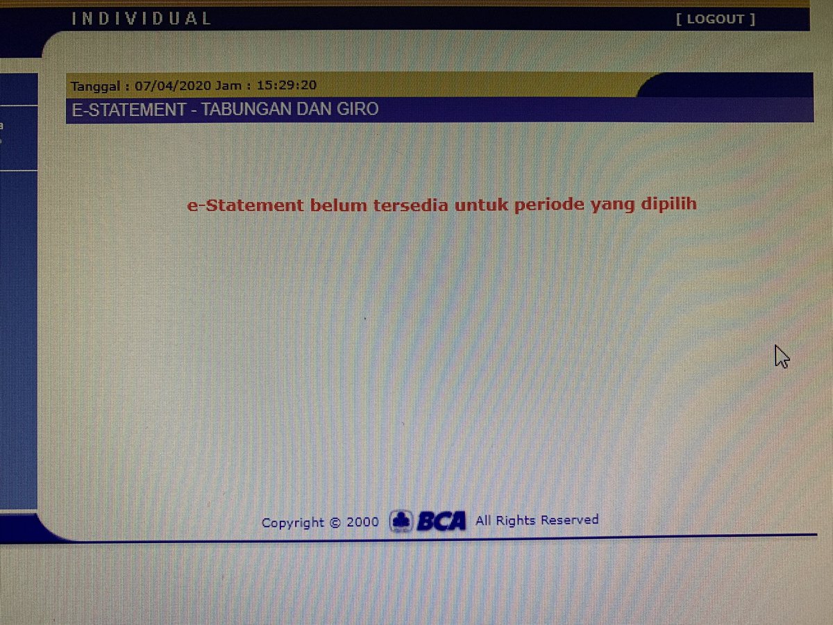 asoygodin's tweet photo. @HaloBCA Disini tertera belum tersedia untuk periode yang dipilih https://t.co/q9B28Xx4uN