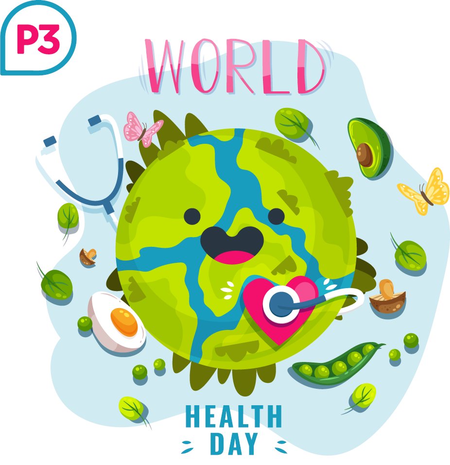 P3Charity's tweet photo. Today is #WorldHealthDay now more than ever we need to champion everyone’s good health and express our gratitude to all the amazing #keyworkers and health professionals #savinglives on the frontline. Together we've got this! 👏👏👏🌈 https://t.co/FQS18Oc1Iv