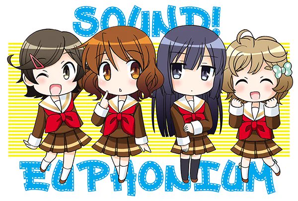 今日でアニメ「響け!ユーフォニアム」が5周年ですって!おめでとうございます㊗️
すてきな作品を有難う🎼🎷🙌🎺✨
#anime_eupho #ユーフォ5周年 