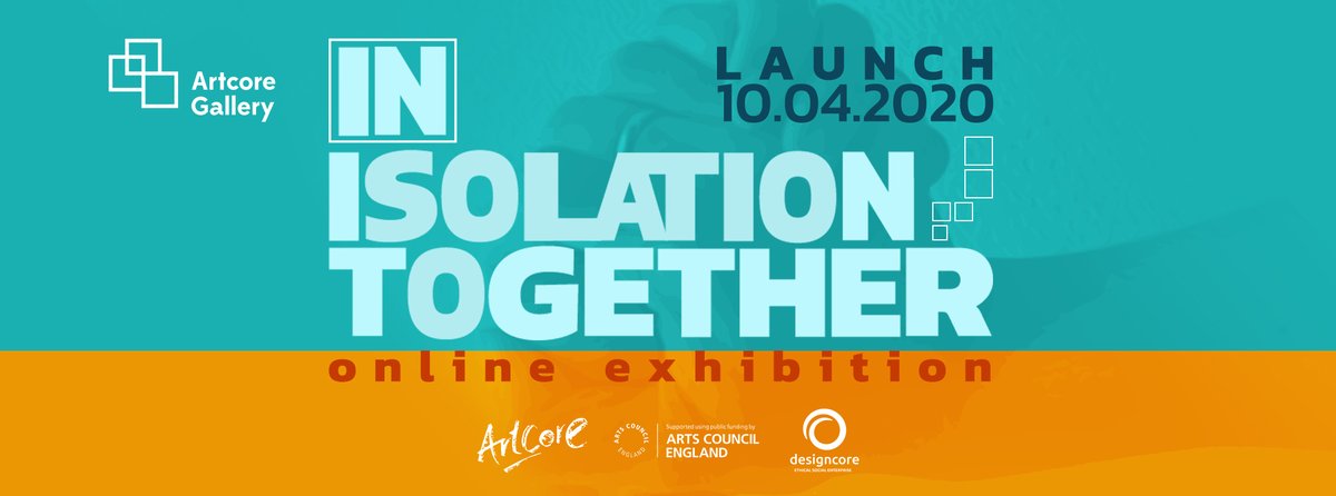 Artcore_UK's tweet photo. Watch this space! We are launching our new 'In Isolation Together' Exhibition online Friday 10th April @ace_midlands @ace_national #inisolationtogether #art #COVID19 https://t.co/bdOjrYxyW5