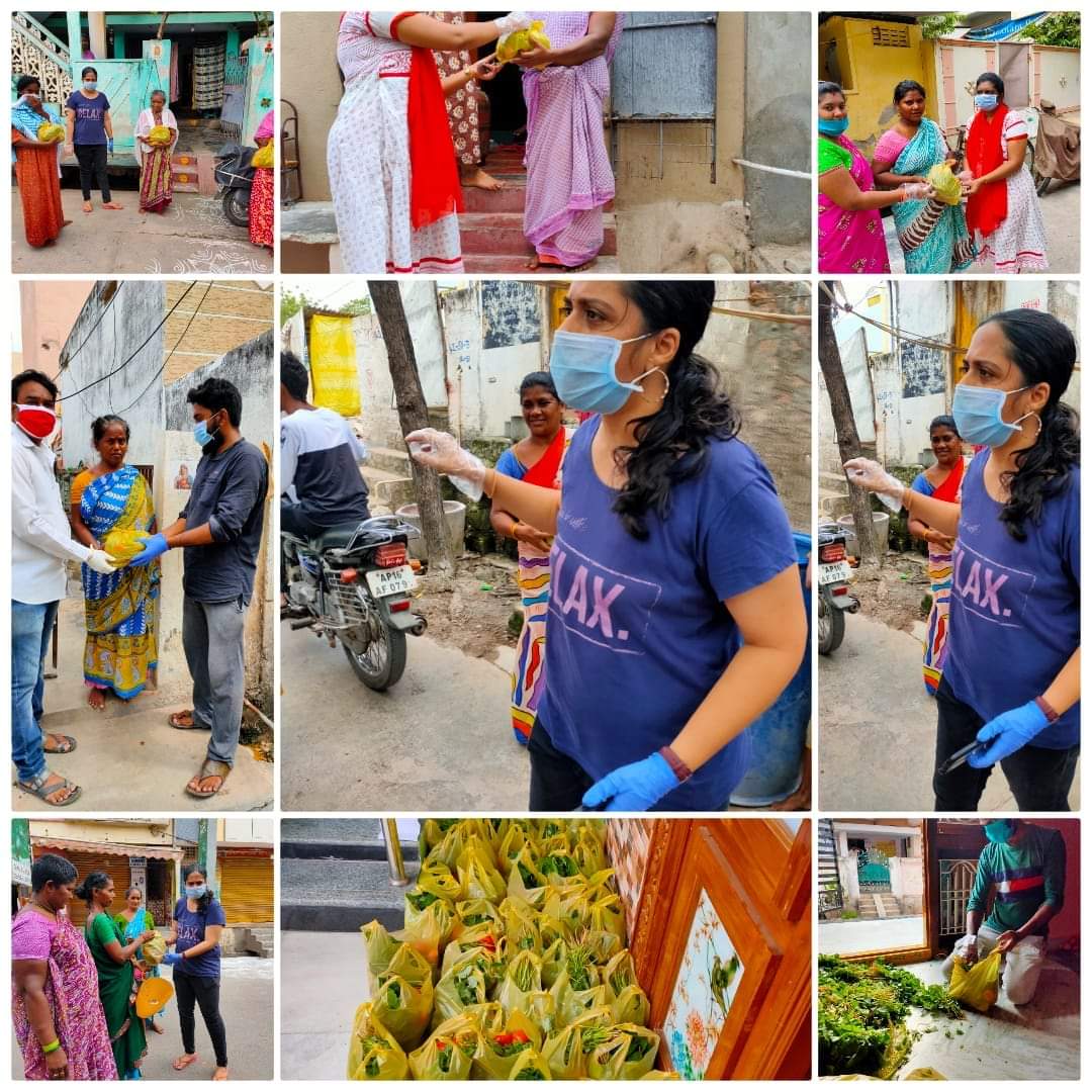 ఈరోజు సింగ్ నగర్ ప్రాంతంలో నా మిత్రురాలు విజయ విన్నకోట గారి సహకారంతో కూరగాయలు పంపిణి కార్యక్రమం జరిగింది.... దీనికి సహకరించిన వంశీ గారికి, రాఘవ గారికి, ప్రసన్న గారికి, తాడి దుర్గా రావు గారికి, రజిని గారికి నా ప్రత్యేక ధన్యవాదములు....  #Pawankalyan  #JanaSenaParty  #Coronavirus