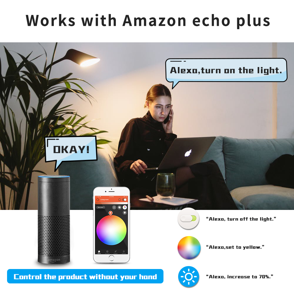 GledoptoLight's tweet photo. #Gledopto Smart Zigbee 12W #RGBCCT Light Bulb, Work with #PhilipsHue, #AmazonEchoPlus, #SmartThings, etc.
#Multicolors changing, Smart phone app control, #Alexa voice control, Warm white & Cool white, Brightness #dimable.
#SmartLighting #SmartBulb #Zll
https://t.co/vqxfs3c1h3 https://t.co/HAHCq3PCAq