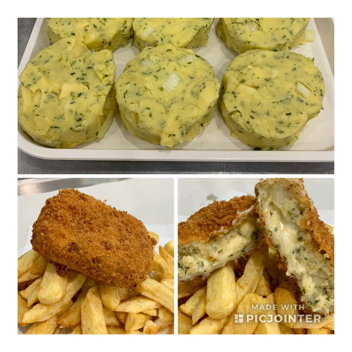 BYRNESCHIPPY's tweet image. Byrnes #Breaded cheese &amp;amp; onion savoury are made every morning and only cooked fresh when you order #Battered #Breaded #Byrnes 🐟🍟