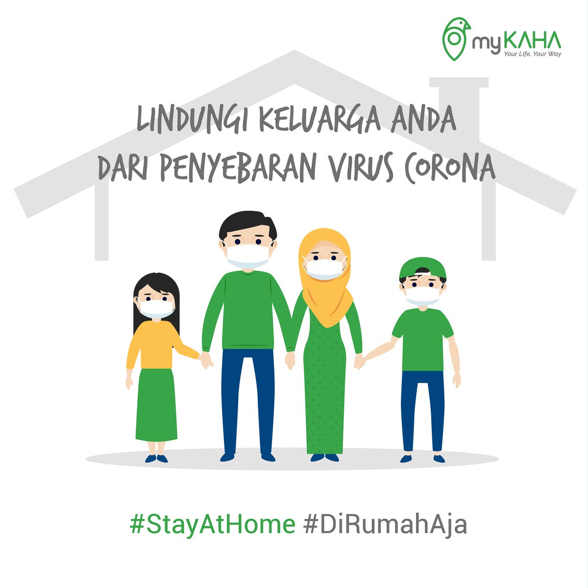 mykahaid's tweet photo. Yuk, sama-sama menjaga penyebaran Covid19 dengan cara:
- Rajin mencuci tangan sesering mungkin &amp; dengan benar
- Gunakan masker jika keluar rumah
- Menjaga daya tahan tubuh
- Tidak pergi keluar rumah jika tidak penting dan hindari kerumunan
.
#myKAHA #StayAtHome #dirumahaja https://t.co/j4hLVFMCzJ