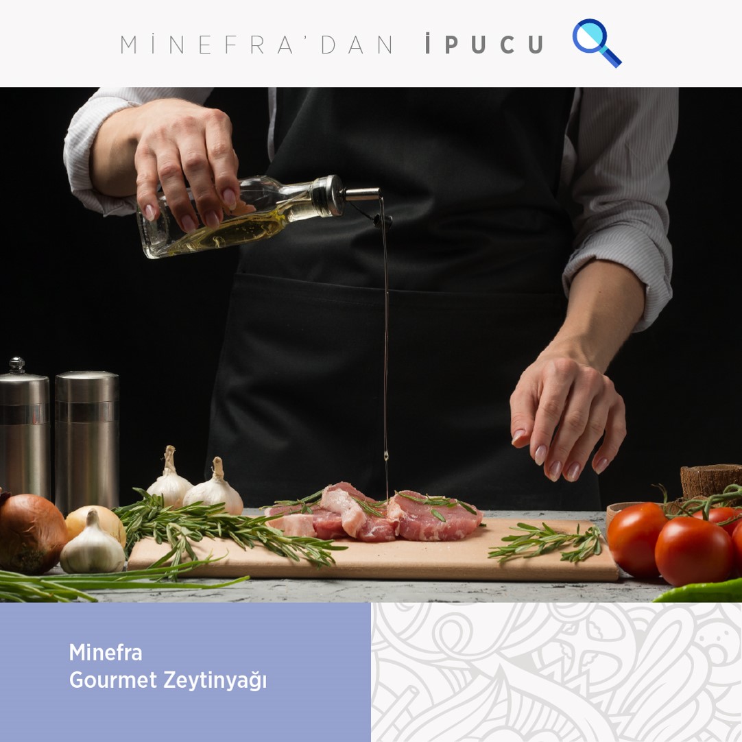 MinefraGida's tweet photo. Izgarada pişireceğiniz et ve et ürünlerinin üzerine bir miktar Minefra Gourmet Zeytinyağı sürerseniz, tadı damakta kalan bir lezzet yakalarsınız.

#minefra #minefragıda https://t.co/oPequRCutt