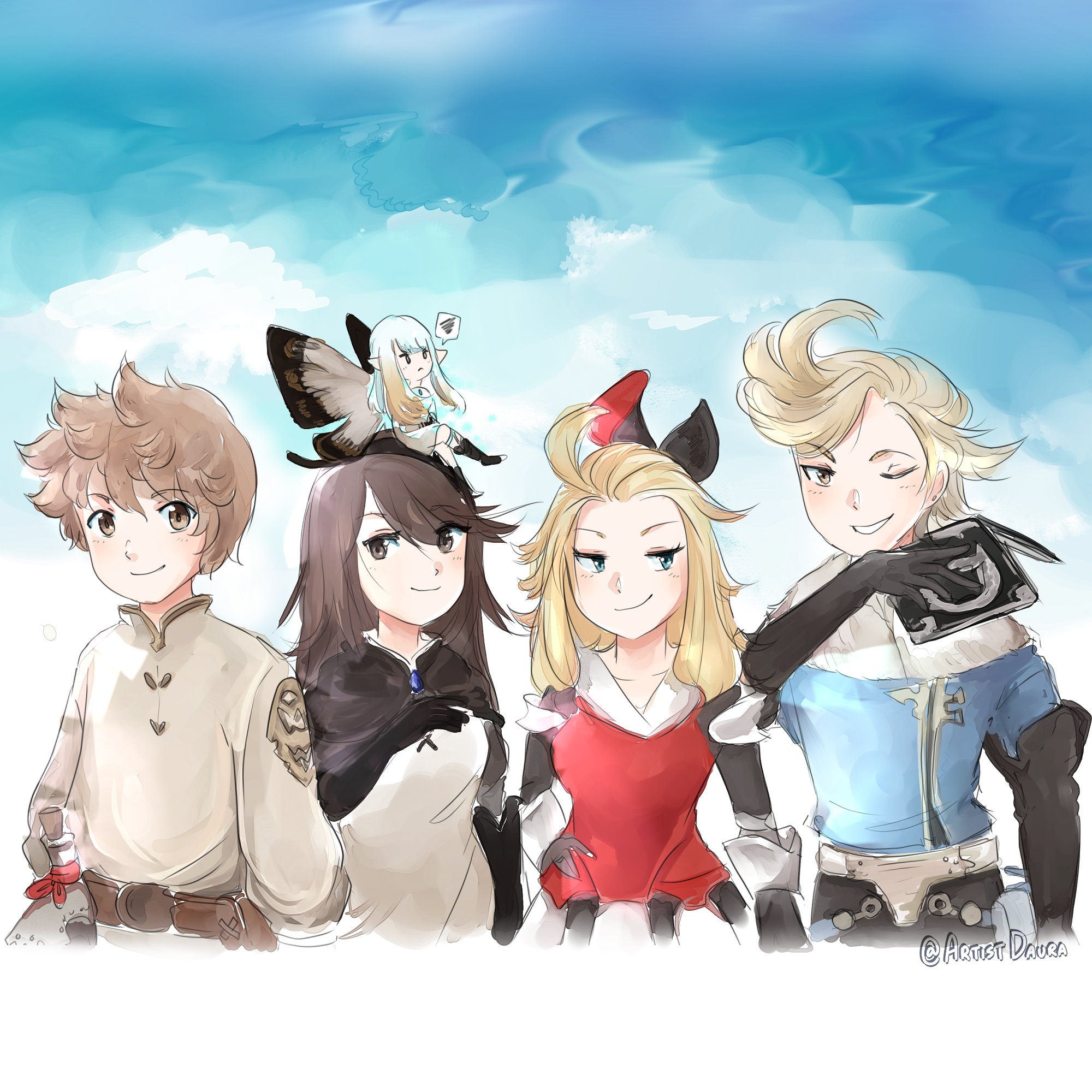 ArtistDaura @ PSO2 (Commissions Open) on X: BRAVELY DEFAULT