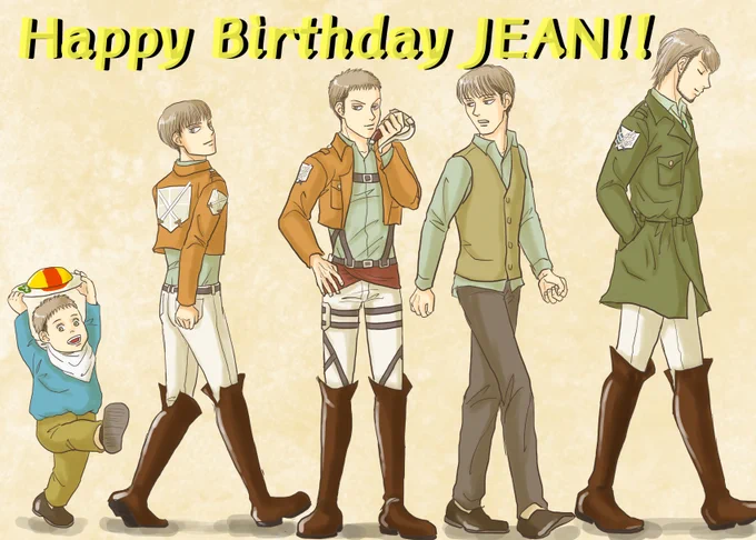 #ジャン生誕祭2020 
私はアニオリのブレードにキスをするジャンは解釈違いだったんだけど、今のジャンの成長っぷりを見てると、あれはジャンの「そういう時期」でアリだな、と思うようになったよね 
