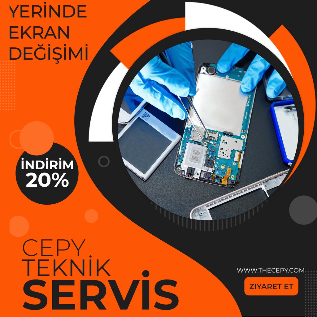 thecepycom's tweet photo. Cep telefonu tamir işlerinizde, yeni nesil hizmet! yerinde telefonunuz tamir ediyoruz sorun büyükse telefonunuzu alıyoruz saatler içinde tamir edip size geri teslim ediyoruz.
#yerindehizmet #telefontamiri #cihaztamiri #tablettamiri #ariza #apple #samsung #cepy #thecepy #tamir https://t.co/Bzc489zIkC