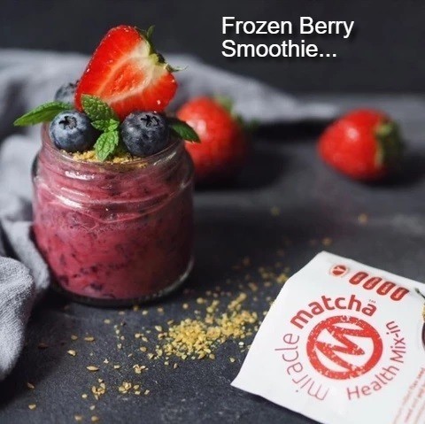 MiracleMatcha's tweet photo. Our Miracle Matcha frozen berry smoothie is a great healthy and filling start to your day... check out our recipe to create your own
https://t.co/L7y6ujnHmb https://t.co/sHdTeJCObC