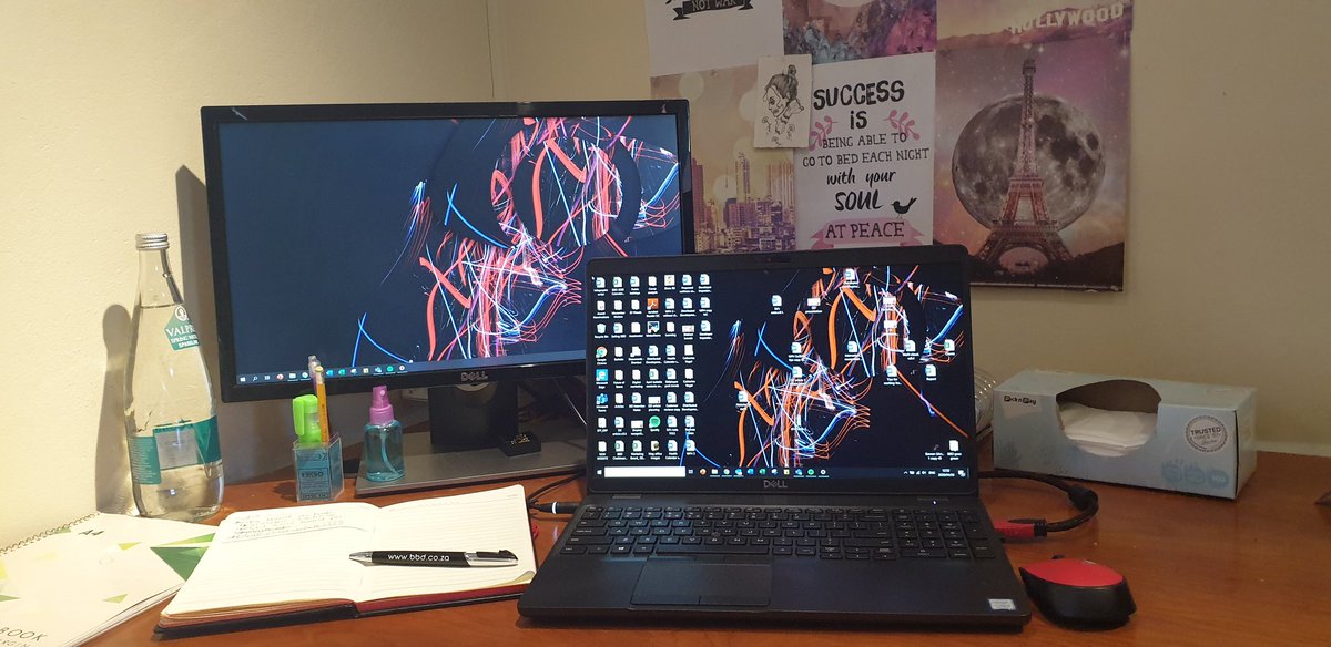 Margaritamojo's tweet photo. Don't mind my #wfhlife setup at all considering the show must go on for @bbdsoftware marketing! @blake190795 @Katescub go on and show us your setups then and keep it going! #wfhsetup #challenge https://t.co/OVaThsFZOB