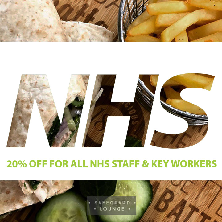 SafeguardGroup1's tweet photo. Don't forget if you're part of the #NHS or a #keyworker, we're offering 20% off your bill as a thank you for all your hard work! 07850604926, Safeguard Lounge, OL9 9LZ... https://t.co/FNzo1E8yQK