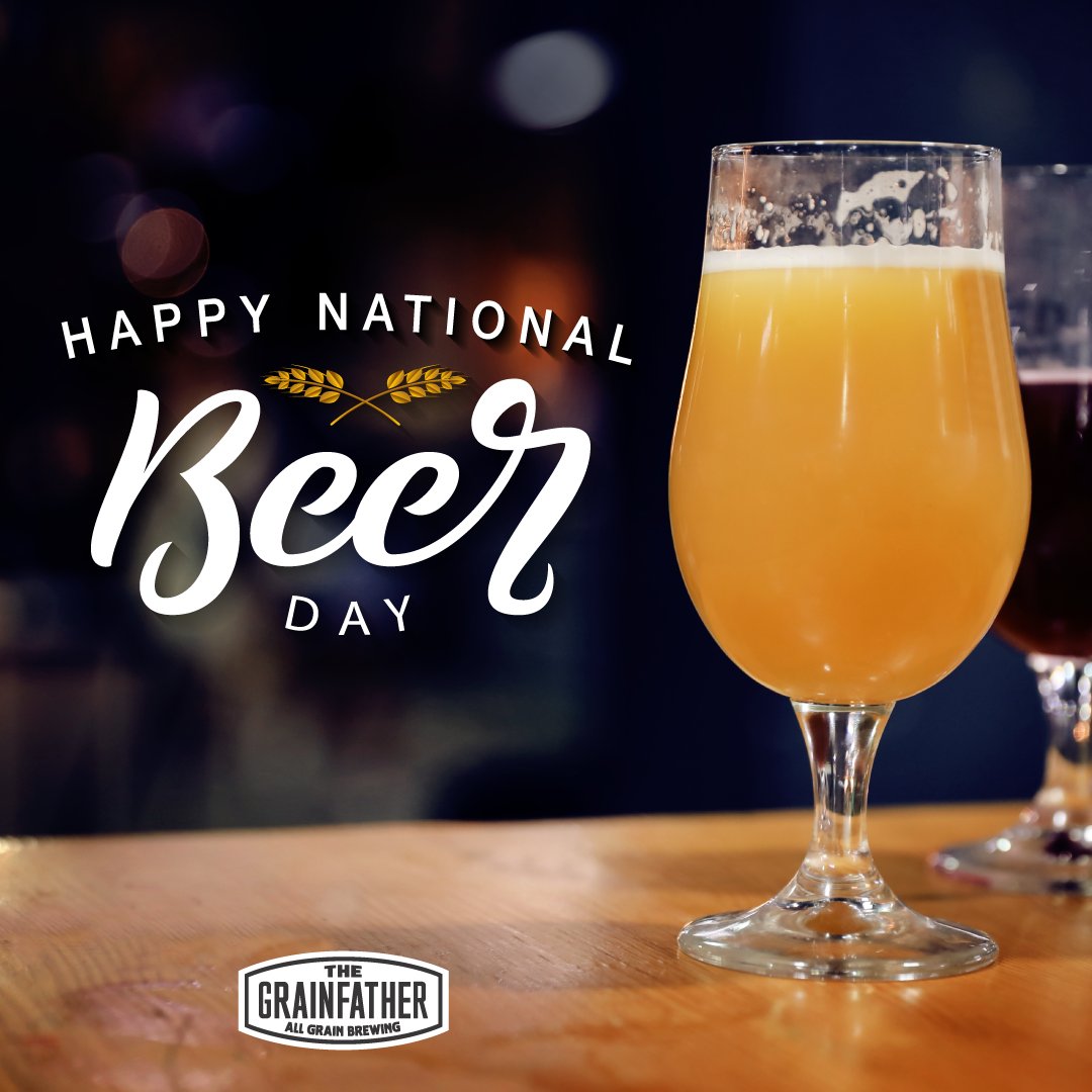 Happy National Beer Day to our friends in the US! While it's slightly different this year, we hope you're keeping safe and celebrating this day at home with everyone in your isolation bubble 🍻🏡 #grainfather #nationalbeerday2020 #stayhome #keepsafe