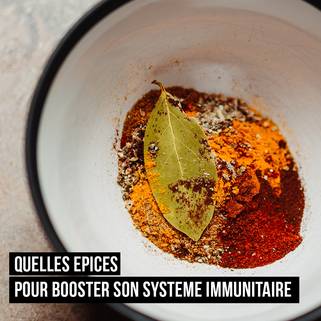 BodyhitMaur's tweet photo. Quelles #epices pour #booster son système immunitaire ?
Elles donnent + de goût aux plats qu'on cuisine et sont de vraies booster pour un meilleur fonctionnement du système immunitaire. #curcuma #NoixDeMuscade #cannelle #cardamome #cumin https://t.co/7DEhjRZbOU
