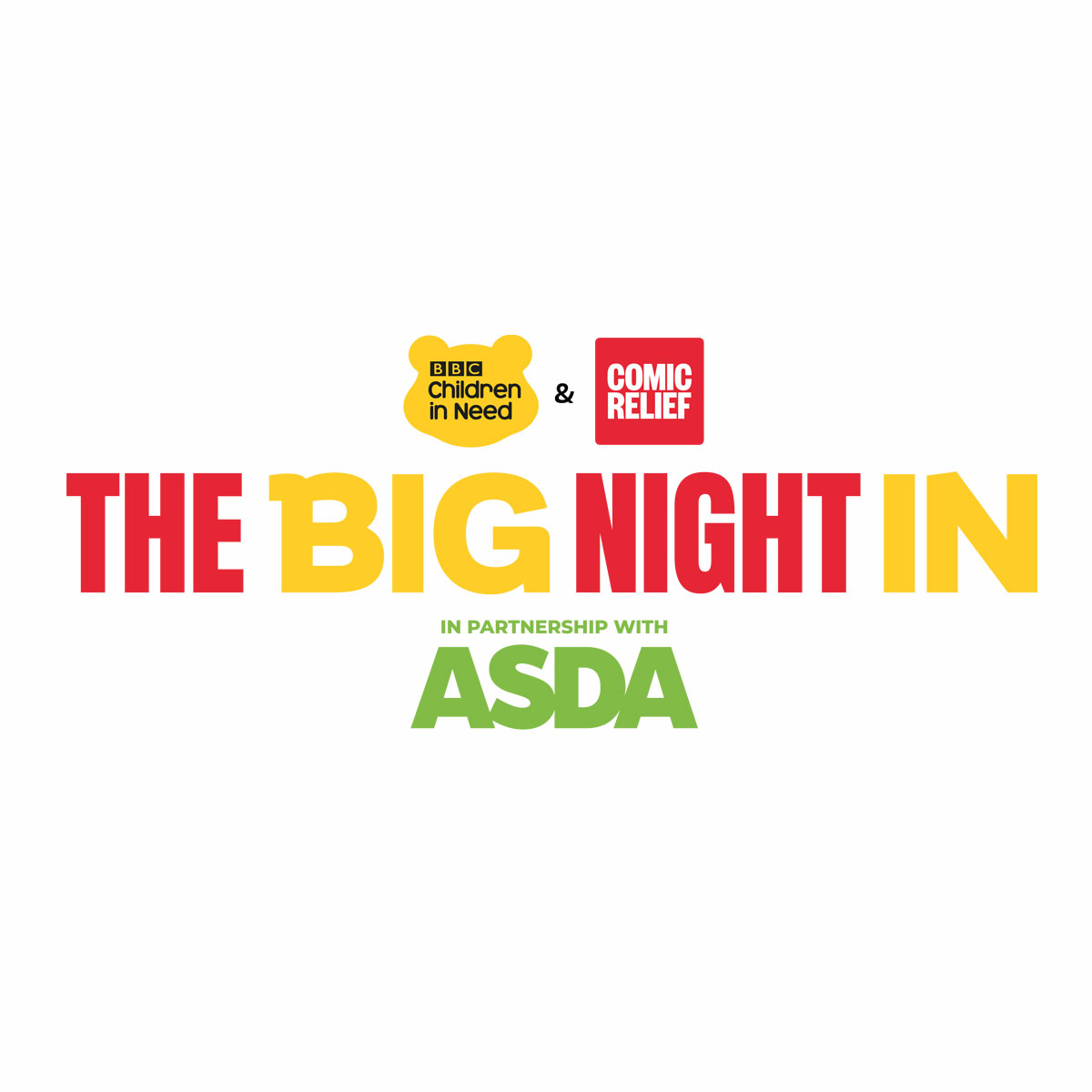 asda's tweet photo. We're getting behind The Big Night In on BBC One on 23rd April, an evening of entertainment like no other to celebrate our community heroes and support the community led efforts working to tackle the effects of the current crisis in local areas. 1/3 https://t.co/aF6VlNd7Jw