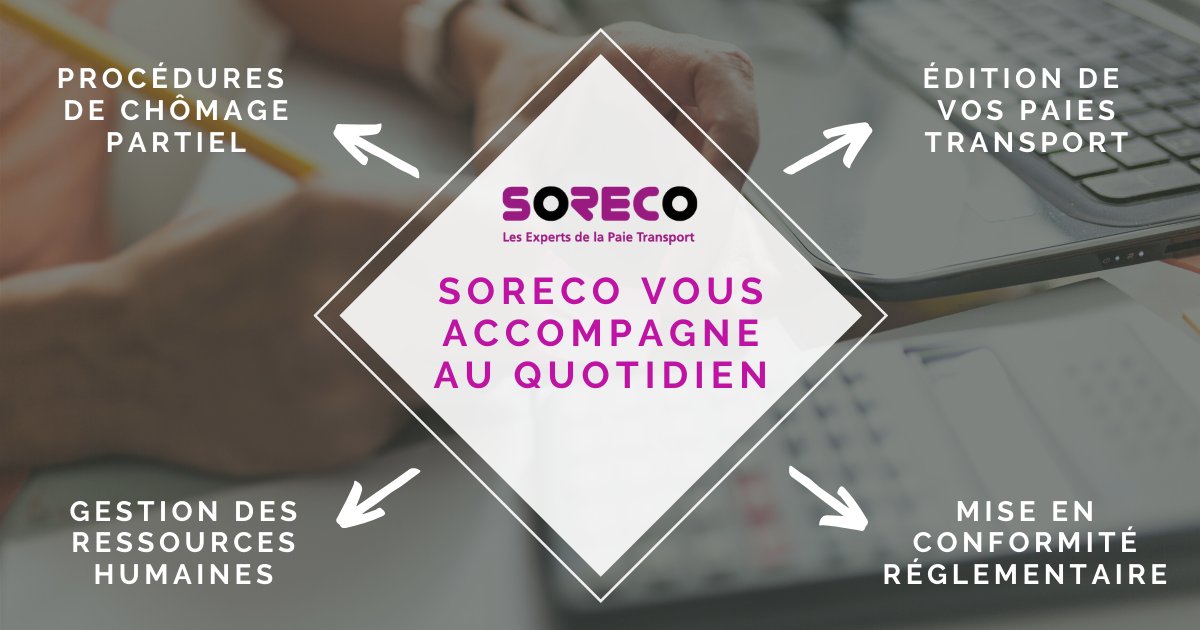[ INFO PRATIQUE – Covid-19 ]

Dans ce contexte compliqué pour vos entreprises, l’équipe de #SORECO met tout en œuvre pour vous aider au quotidien dans vos procédures de chômage partiel et répondre à vos questions sur vos #paieTransport.

Contactez-nous ➡️ soreco-consultants.com/soreco.htm