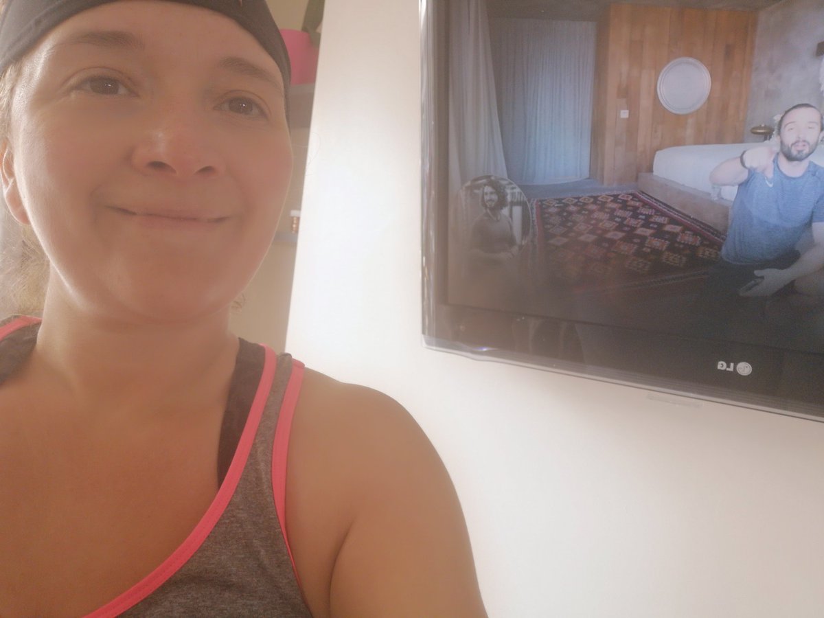 catherinetorry's tweet photo. @thebodycoach Did it with my two gorgeous girls and managed my Seconday day of the sweat challenge after...#keepingfit #feeling better...(apologies for pic... no make up!) https://t.co/dzzAT56qVD