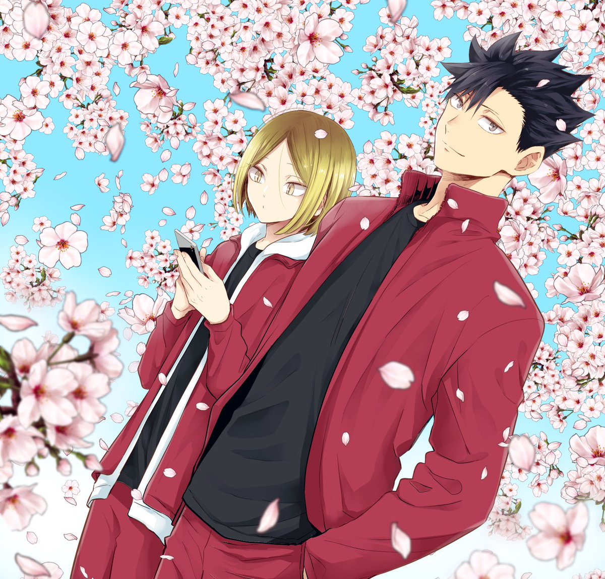 ハイキュー 桜と黒研 サオ のイラスト ハイキュー 桜と黒研 サオ のイラスト